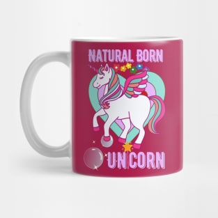 Natural Born Unicorn 2 - Rainbow Unicorn Mug